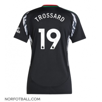 Billige Fotballdrakt Arsenal Leandro Trossard #19 Replika Bortedrakt Dame 2024-25 Kortermet